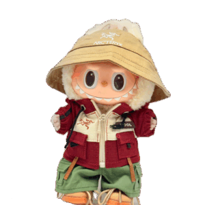 POP MART The Monsters Labubu Fashion Dress - Arc'teryx Style Outfit - Red