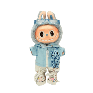 POP MART The Monsters Labubu Fashion Dress - Louis Vuitton Style Outfit  - Blue - Version 2.0